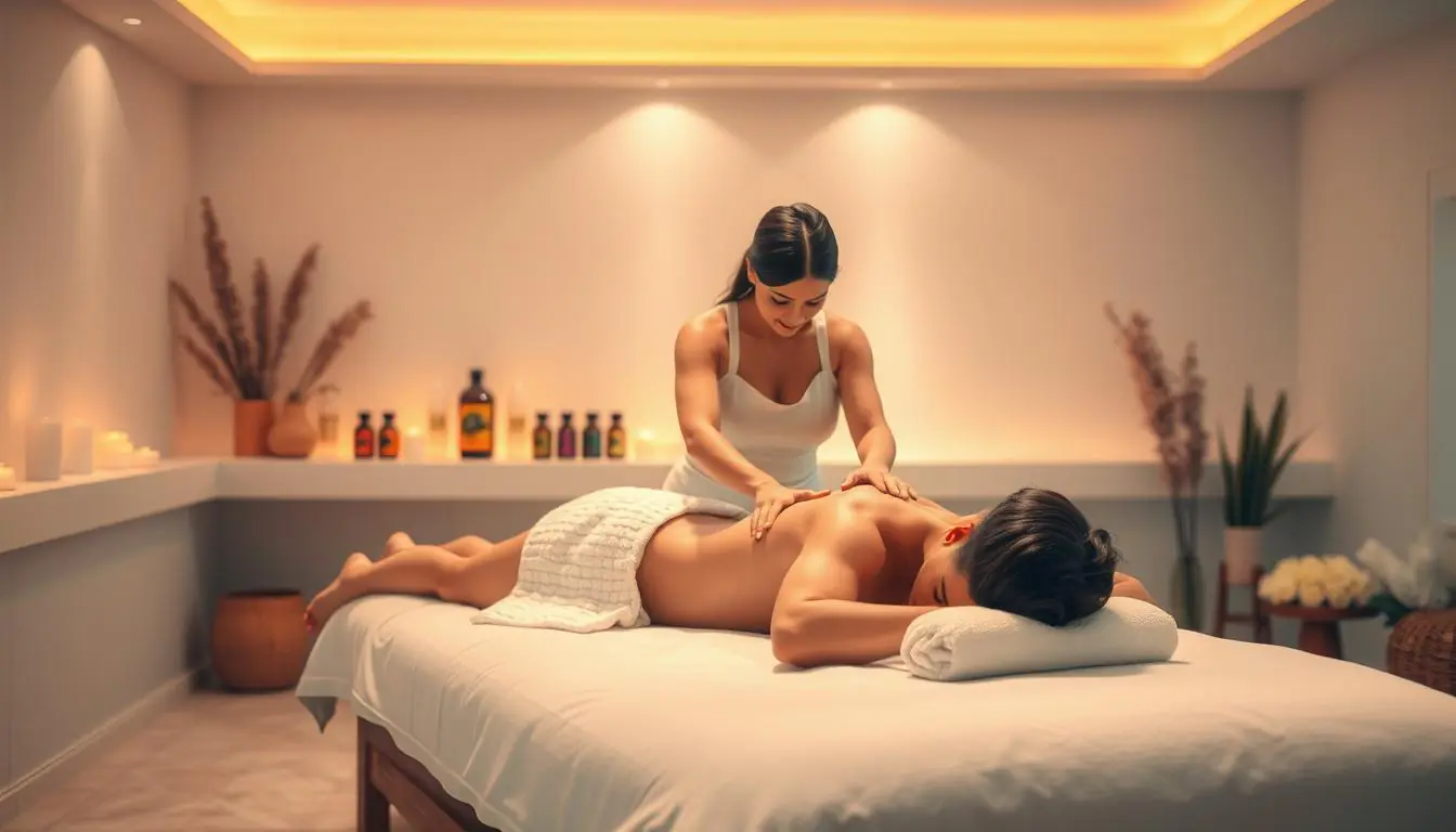 how many calories does massaging burn an hour