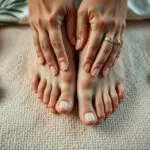 how to massage feet