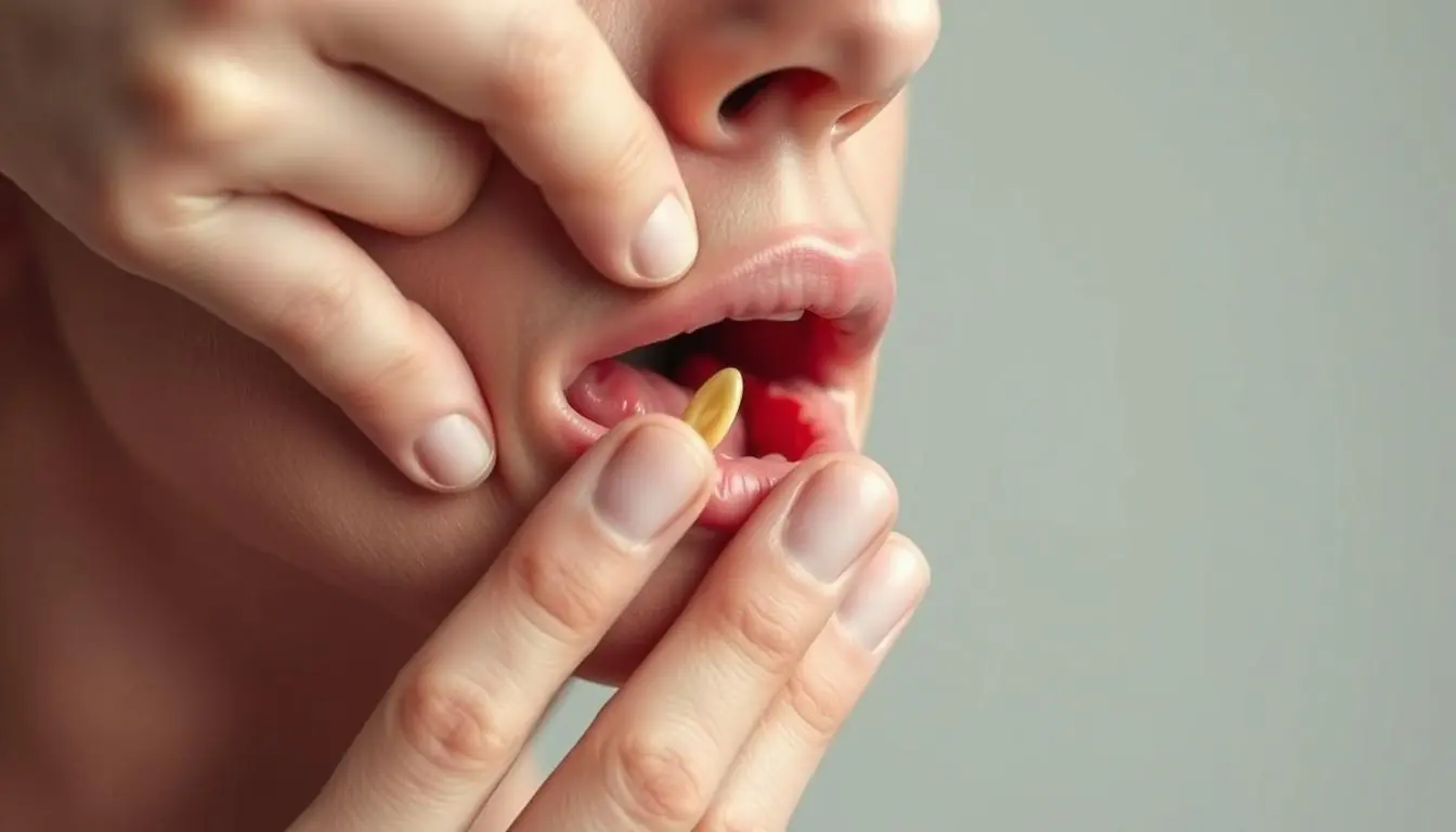 how to massage out a salivary gland stone