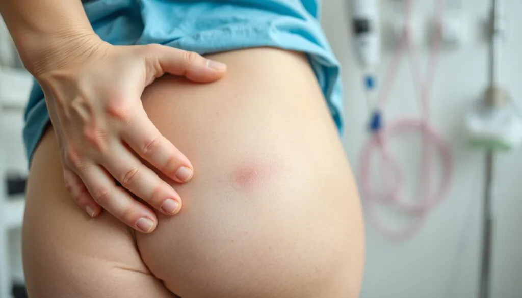 how to massage scar after hip replacement