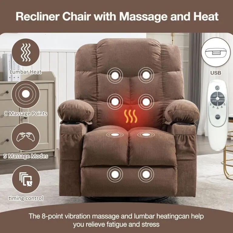 Massage Chair Recliner with Heat & USB Review
