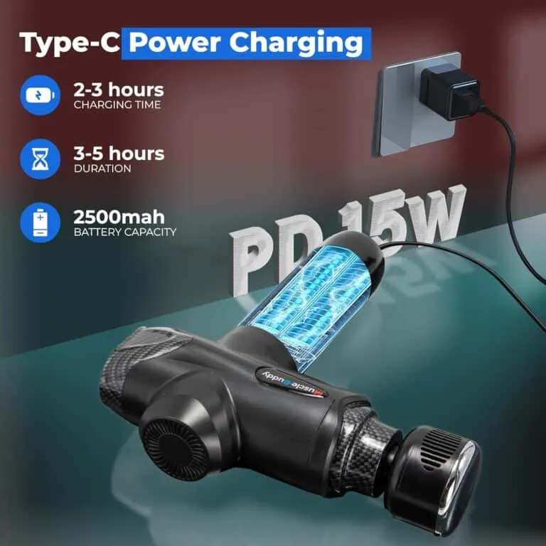 Massage Gun Deep Tissue with Heat and Cold Review