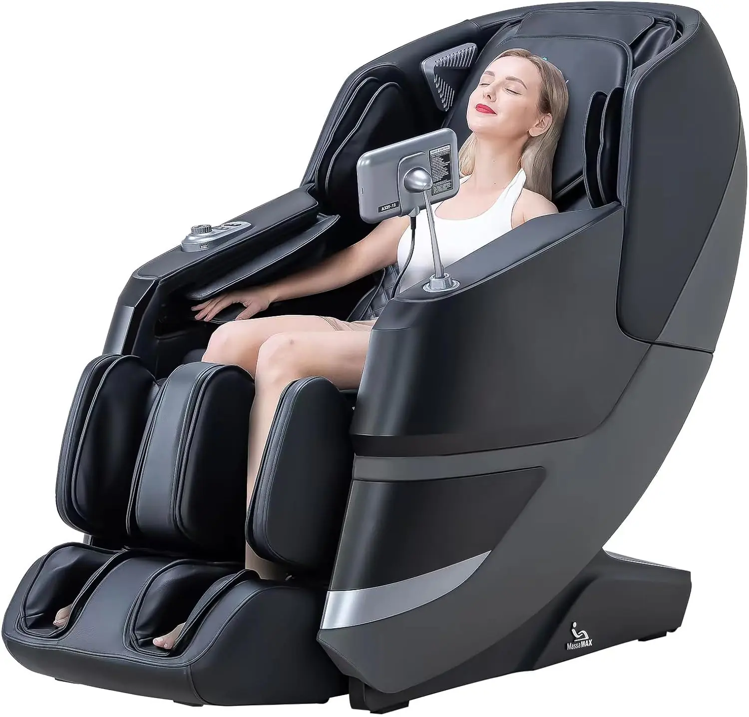 Massamax 4d Massage Chair Full Body Recliner With Zero Gravity Electric Extendable Footrest Ai Voice Control Automatic B