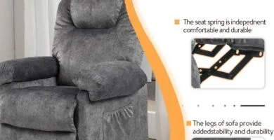 Power Recliner Chair For Elderly Lounge Sofa Home Adult Massage Recliner With Heat Massage With Side Pocketspadded Backr 1