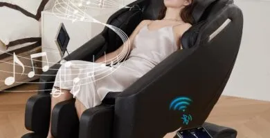 Real Relax 2024 Massage Chair Full Body Zero Gravity Massage Chair With 6 Auto Modesfixed Point Massage Rollers Lcd Blue 4