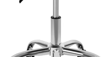 Simple Deluxe Round Rolling Stool Chair With Wheels Height Adjustable Swivel Stool For Tatoo Lab Massage Salon Spa Bar O