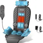 Slothmore Back Massager With Heat Traction Vibration Chair Massager Pad For Office Home Seat Massager For Pain Relief De