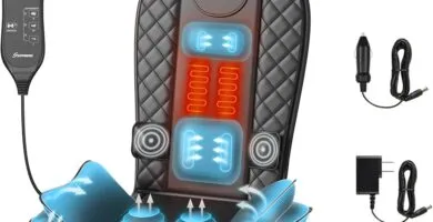 Slothmore Back Massager With Heat Traction Vibration Chair Massager Pad For Office Home Seat Massager For Pain Relief De