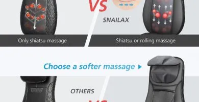 Snailax Shiatsu Neck Back Massager With Heat App Control Full Body Massage Chair Pad With Adjustable Height Deep Kneadin 2