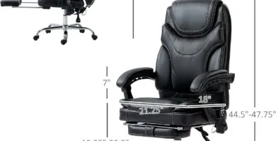 Vinsetto Pu Leather Vibration Massage Office Chair With 6 Points Heated Reclining Computer Chair With Adjustable Height 1 3