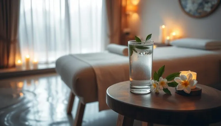 why drink water after massage