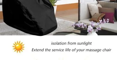 Massage Chair Cover Recliner Chair Cove Oxford Cloth Full Body Shiatsu Massage Chair Protective Coverblackl 2