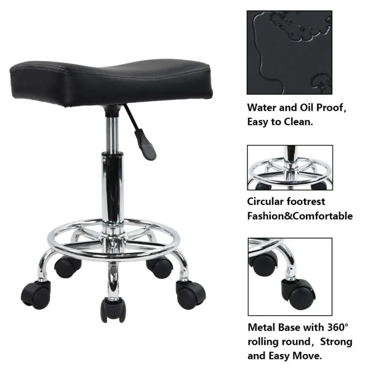 KKTONER Square Rolling Stool Review