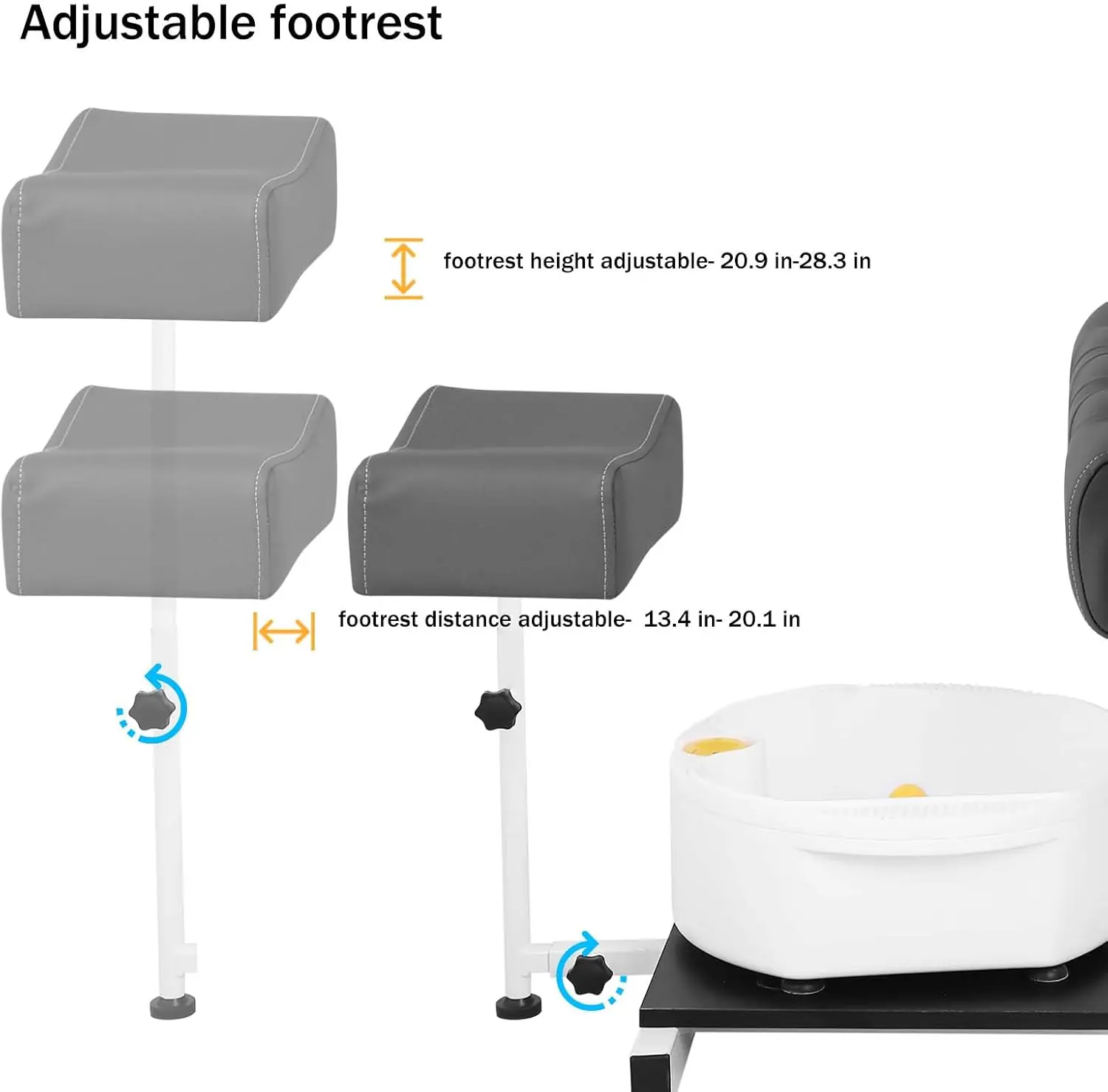 Pedicure Chair With Massage Foot Bath Review