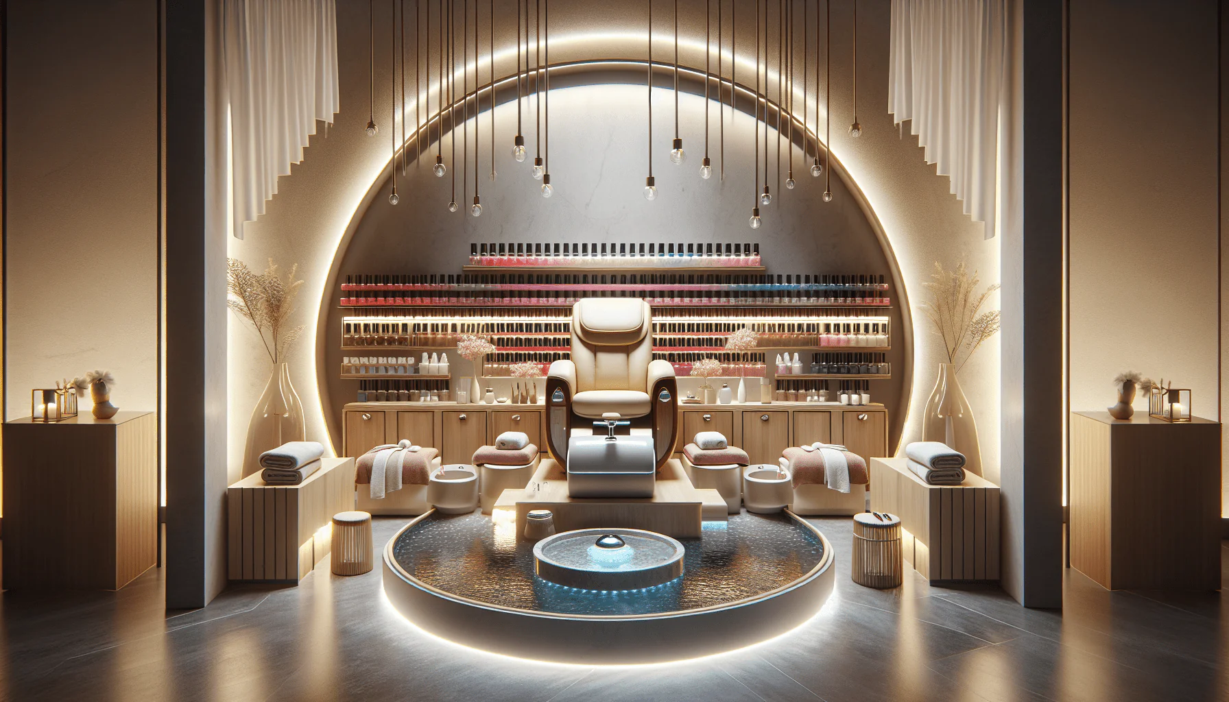 OmySalon Pedicure Chair w/Stool Bubble Massage Foot Bath, 360Â° Rotation Hydraulic Adjustable Seat, Pedi Station for Foot Nail Tech Beauty Spa Salon Home Use