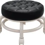 360 Rotating Low Stoolrolling Pulley Stool Low Stool With Wheels Shoe Changing Makeup Cleaning With Wheels Pedicure Mass