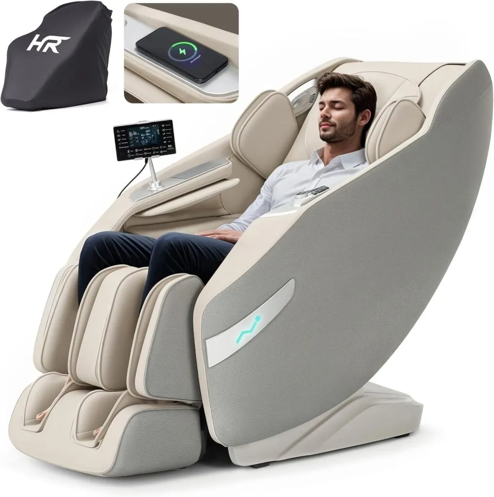 3d Massage Chair Full Body Recliner Zero Gravity With Heat 12 Auto Massage Modes Shiatsu Foot Massage With 55 Sl Track28