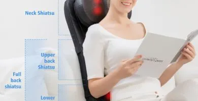 Coococo Vibration Back Massager With Heat Fathers Day Birthday Gifts For Mom Dad Him Men Husband Massage Chair Pad With 1 1
