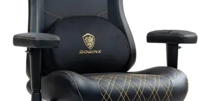 Dowinx Heated Massage Gaming Chair For Adults Ergonomic Reclining Computer Chair With Pocket Spring Cushion And Adjustab