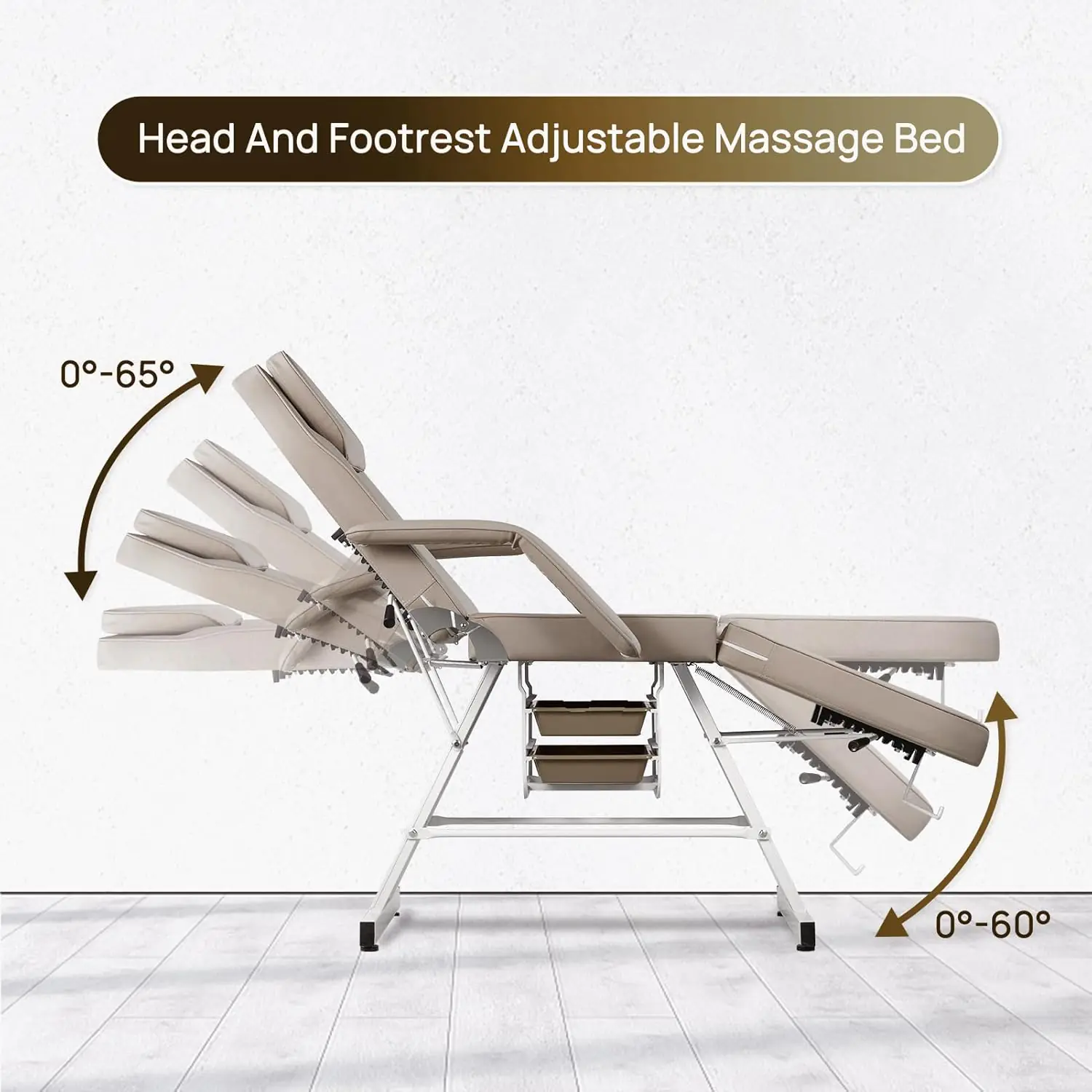 Facial Chair Massage Table 73inch Adjustable Tattoo Chair For Artist With Stool Facial Bed For Spa Beauty Esthetician Gr 2