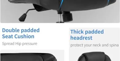 Fdw Office Chair Computer High Back Adjustable Ergonomic Desk Chair Executive Pu Leather Swivel Task Chair With Armrests 2