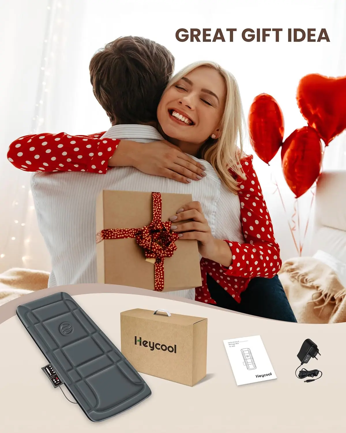 Full Body Massage Mat Vibration Back Massage Pad For Chair Bed Sofa Back Massager With Heat Massage Chair Pad 10 Vibrati 1