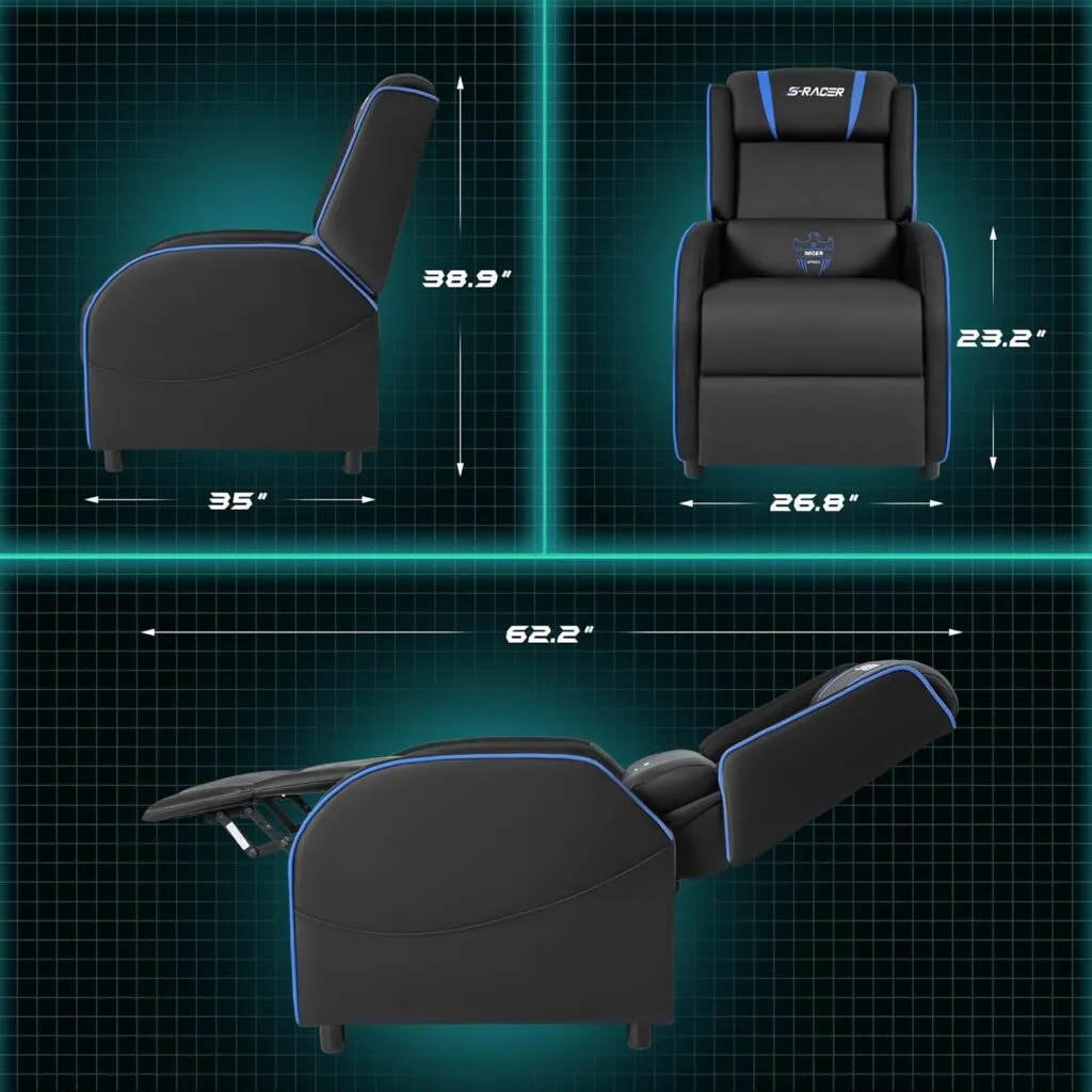 Homall Led Gaming Massage Recliner Review