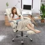 Homrest 6 Point Massage Office Chair With Lumbar Support Heated Executive Office Chair With Reclining Backrest Computer 1 1