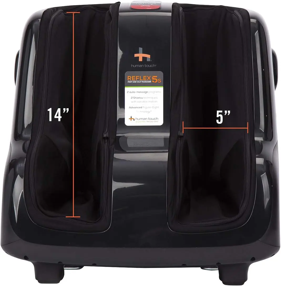 Human Touch Reflex Sol Foot Calf Massager W Heat Plantar Fasciitis Relief Circulation Shiatsu Deep Kneading Vibrating Fo 3