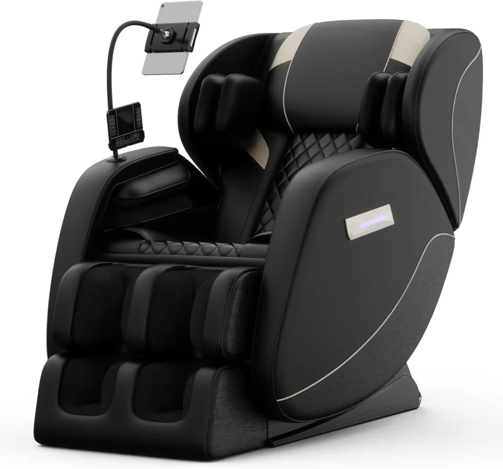 Massage Chair Full Body Zero Gravity Massage Chair With Auto Modes Airbag Massage 6 Fix Point Rollers Foot Massage Heati 4