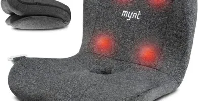 Mynt Lower Back Acupressure Massager Lumbar Hip Rolling Massage Seat Cushion With Heat Foldable Ergonomic Support Cushio