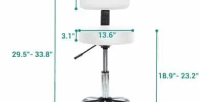 Naomi Home Shop Rolling Chair With Wheels Office Rolling Stool Spa Stools With Wheels Shop Stool Salon Stool Back Suppor 1