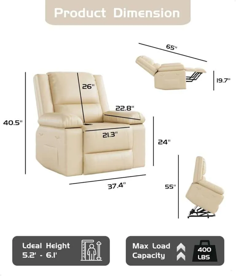 Faux PU Electric Lift Recliner Review