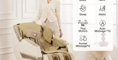 Real Relax 2025 Massage Chair Full Body 3d Sl Track Shiatsu Massage Recliner 21 Auto And Thai Stretch Modes App And Lcd 1 4
