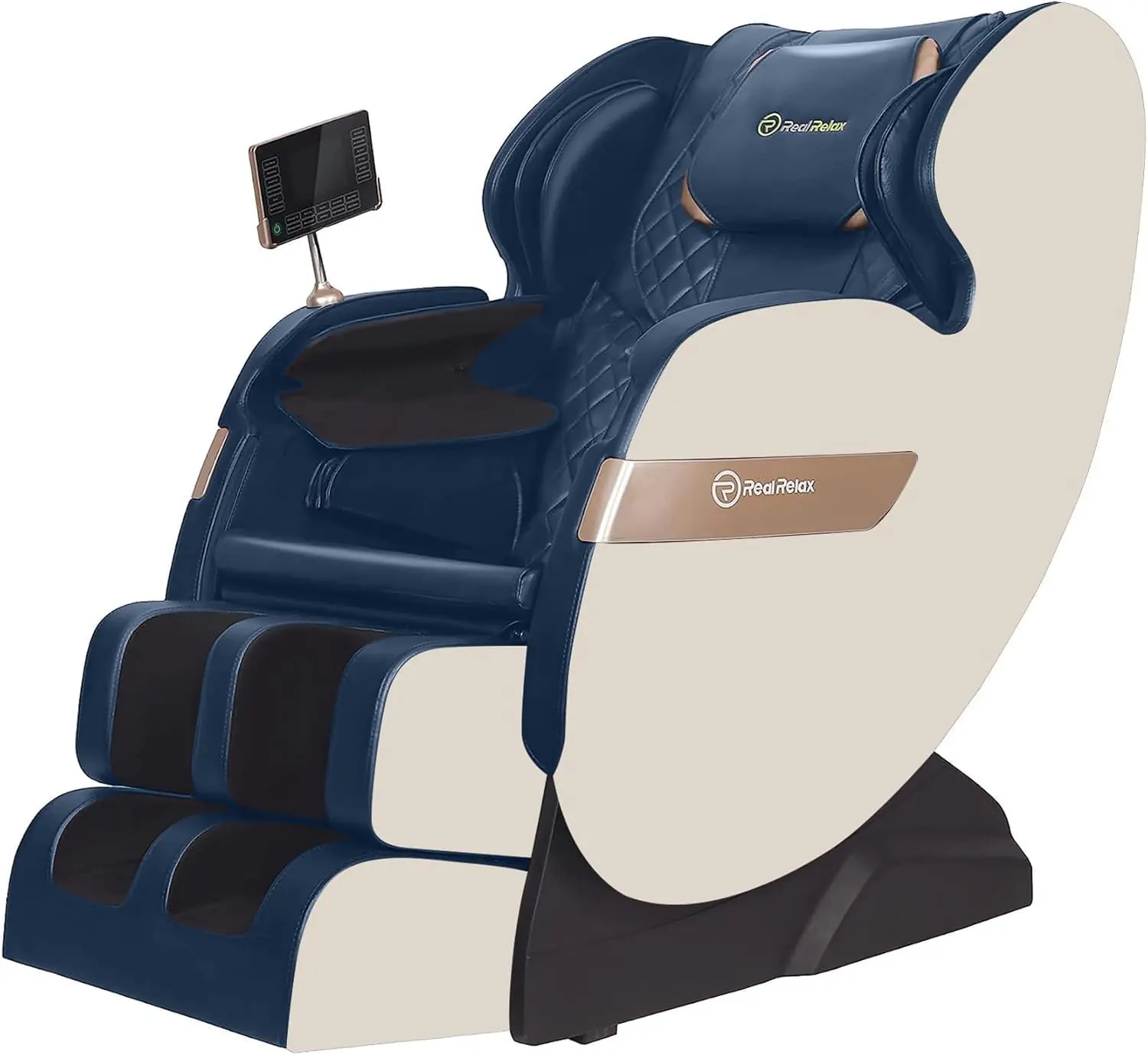 Real Relax 2025 Massage Chair Full Body Airbag Dual Core S Track Zero Gravity With App Control And Heat Function Fit Off