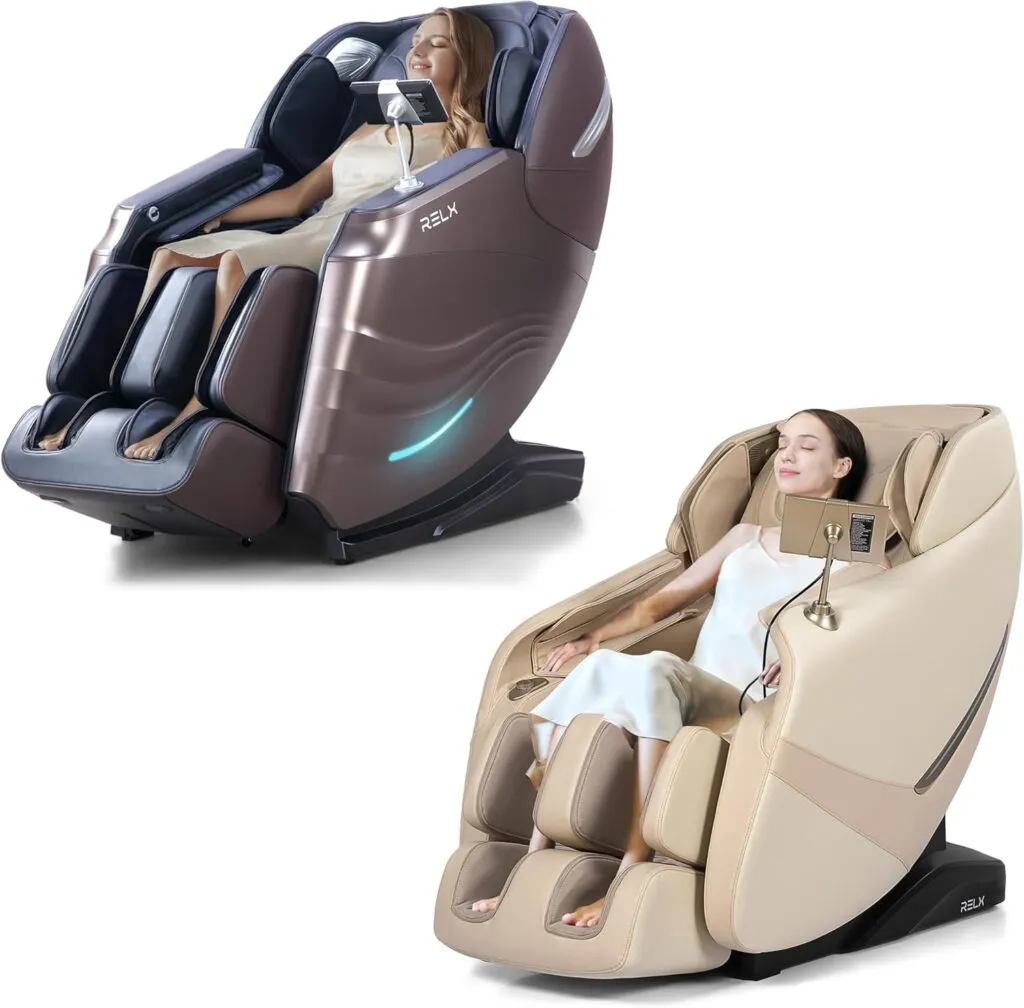Relx Mars Pro Venus Pro 2025 Full Body Massage Chair Bundle Zero Gravity Shiatsu Chairs With Sl Track Yoga Stretch Foot