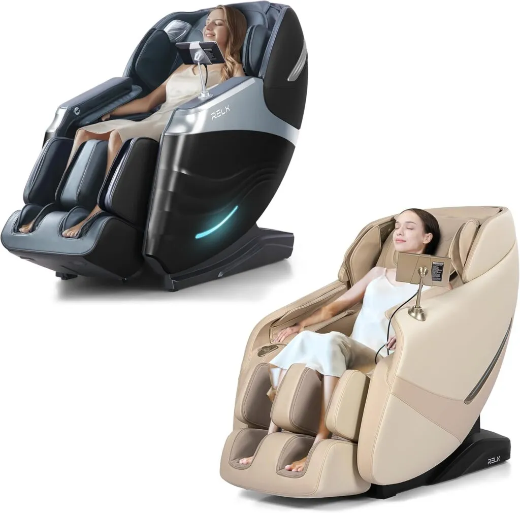 Relx Mars Pro Venus Pro 2025 Full Body Massage Chair Bundle Zero Gravity Shiatsu Chairs With Sl Track Yoga Stretch Foot 1 4