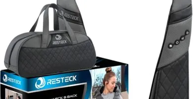 Resteck Massagers For Neck And Back With Heat Deep Tissue 3d Kneading Pillow Electric Shiatsu Shoulder Massage Foot Legs