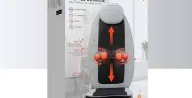 Sharper Image Massager Seat Topper 4 Node Shiatsu With Heat Vibration Attaches To Most Chairs Relaxation Pain Relief For 1