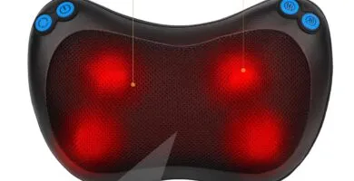 Shiatsu Neck And Back Massager Pillow With Heat Portable Easy To Clean Massager For Npain Deep Tissue Kneading For Neck 1 4
