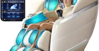 4d Full Body Massage Chair With Flexible 166 Track Reading Light 18 Massage Modes 11 Techniques 36 Airbags Zero Gravity