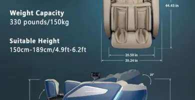 4d Massage Chair Full Body Zero Gravity Recliner 55 Sl Track15 Auto Modes11 Massage Technique40 Airbags Massagewith Yoga