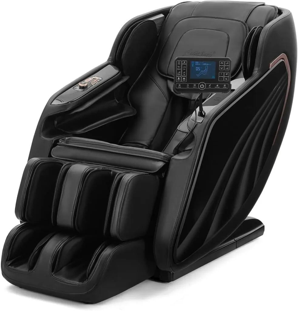 Artist Hand Massage Chair Full Body Luxury 4d Zero Gravity Massage Chair With Sl Track Heating Foot Rollers Bluetooth Sp