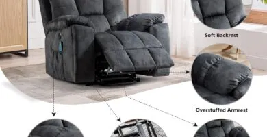 Canmov Large Power Lift Recliner Chair With Massage And Heat For Elderly Big And Tall People Overstuffed Wide Recliners 1 3