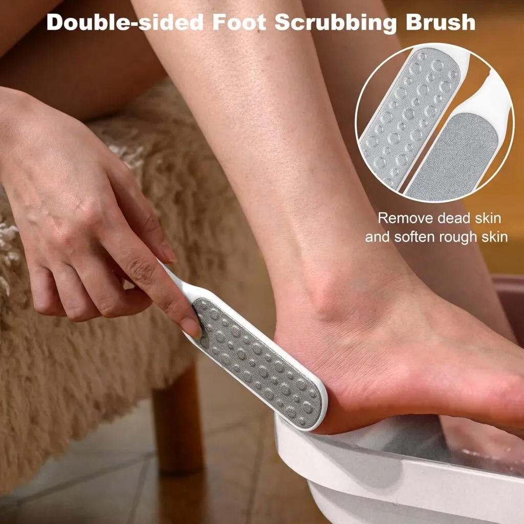 Collapsible Foot Bath Spa With Heat And Massage Rollers Foldable Foot Soak Tub With Bubbles Jets And Led Light Pedicure 1 3