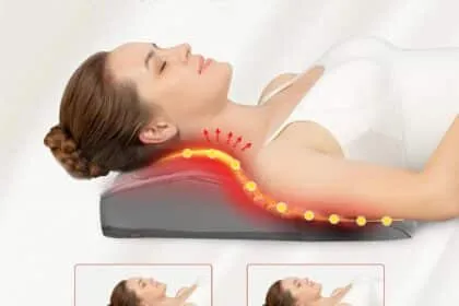 Comfier Neck Massager With Heat Shiatsu Neck And Back Massager With Vibration Massage Pillow As Gift For Women Men Home 1 1