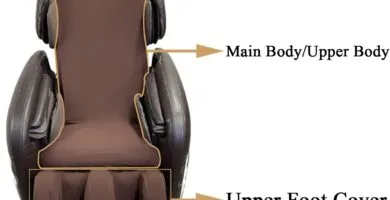 Evuru Massage Chair Cover Armchair Slipcovers Full Body Shiatsu Massage Chair Cover Machine Washable Dust Proof Recliner 1