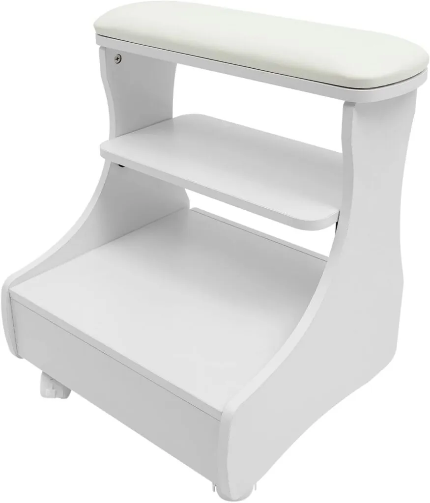 Foot Bath Stool Foot Bath Trolley Foot Rest Pedicure Manicure Chair With 4 Wheels Portable Foot Bath Spa Cart Nail Foot