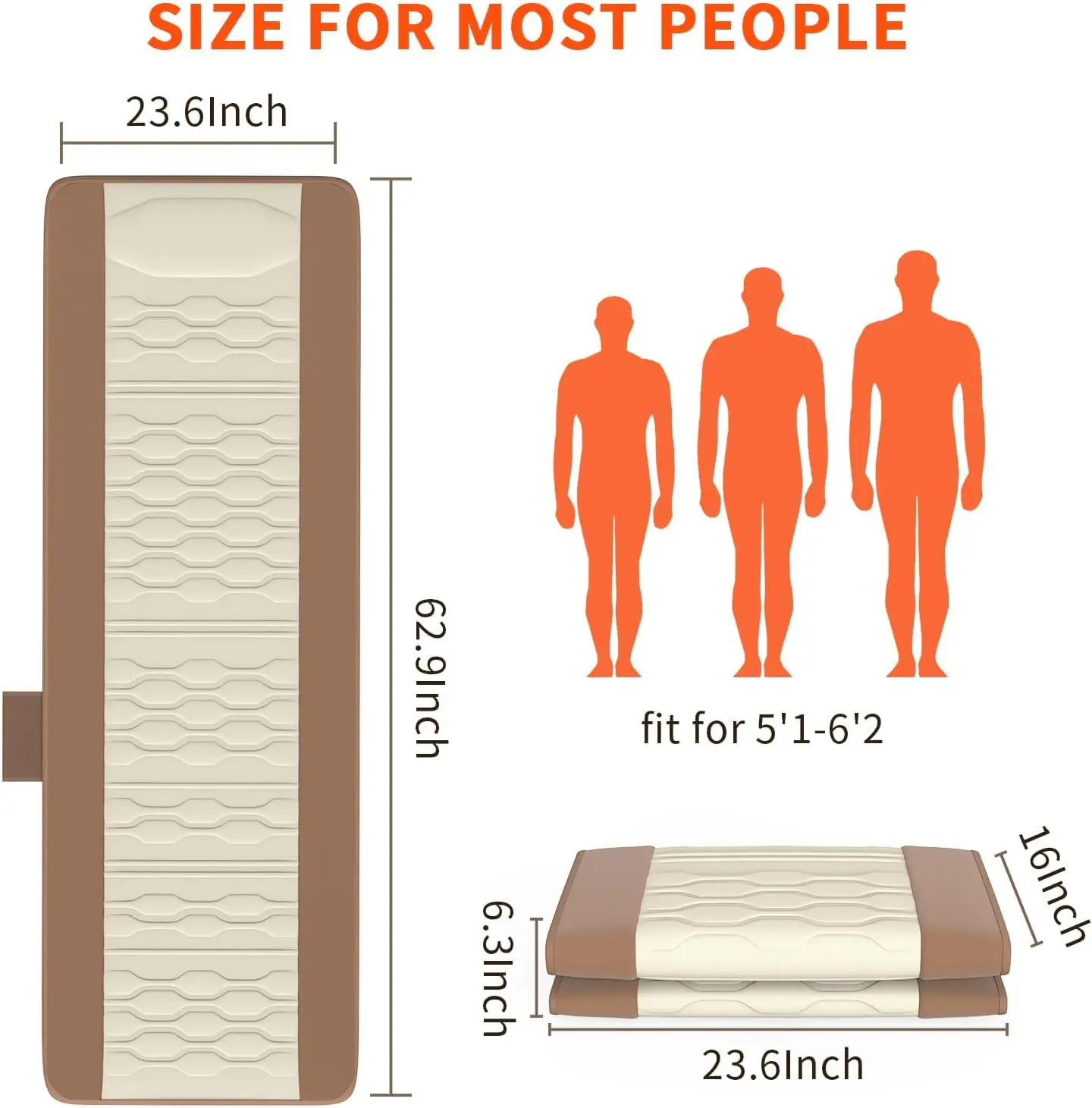 Full Body Massage Mat With Heat Back Massager For Pain Relief Deep Tissue Lumbar Support Traction Device 10 Vibration Mo 2