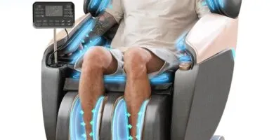 Massage Chair Full Body 4d Sl Track Zero Gravity Massage Chair Shiatsu Recliner With Mat 9 Pre Set Auto Programmed Body
